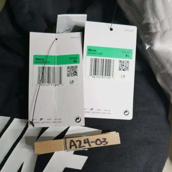 Authentic Nike Club Fleece 2 PC Sweatsuit Men's Size XL Phantom Tracksuit NWT - Picture 3 of 13